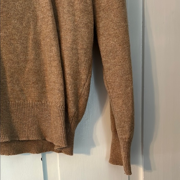 J CREW Men's Sweater Brown & Black Large LambsWool Heritage Fair Isle Casual - Picture 4 of 15